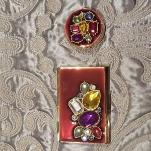 Bejeweled Business card and Pill box